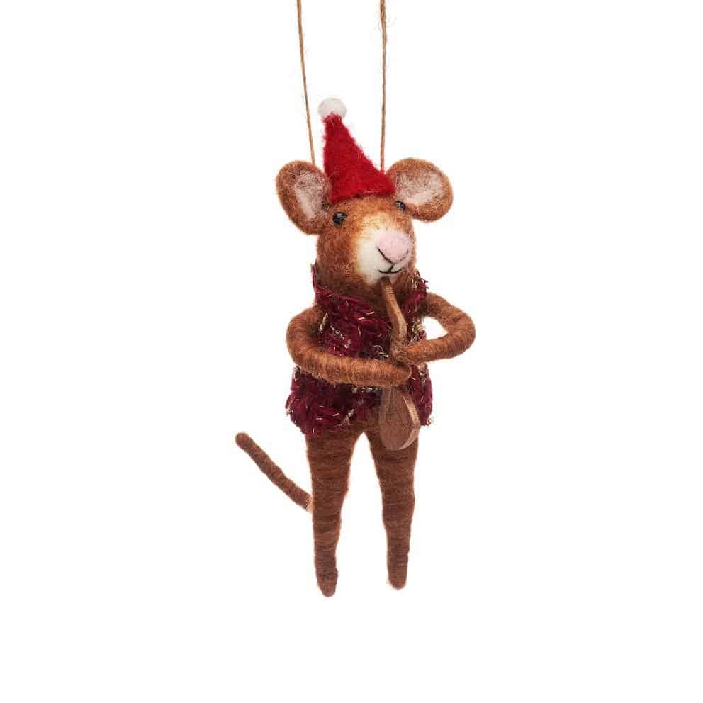 Felt Hanging Mouse Christmas Tree Decorations