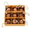 Copper Crackle Glass Mini Bauble Copper Crackle Glass Mini Baubles