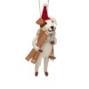 Felt Hanging Dog Christmas Tree Decoration Jack Russell Felt Hanging Dog Christmas Tree Decoration Jack Russell