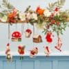 Gardening Hanging Mouse Christmas Tree Woodland Decoration Gardening Hanging Mouse Christmas Tree Woodland Decoration