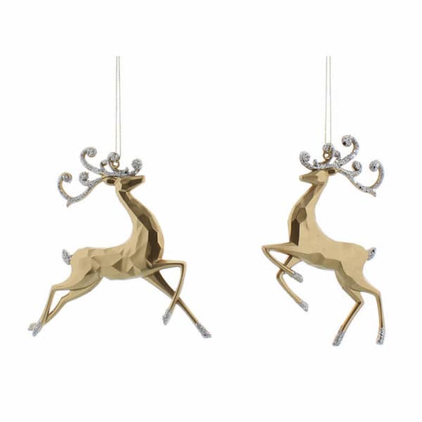 P028471 matte gold reindeer P028471 matte gold reindeer