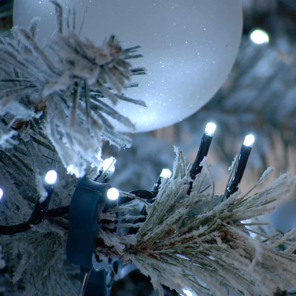 Cool White Christmas Tree lights