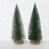 Tarvo Decorative Bottle Brush Christmas Trees on a Wooden Base Tarvo Decorative Bottle Brush Christmas Trees on a Wooden Base