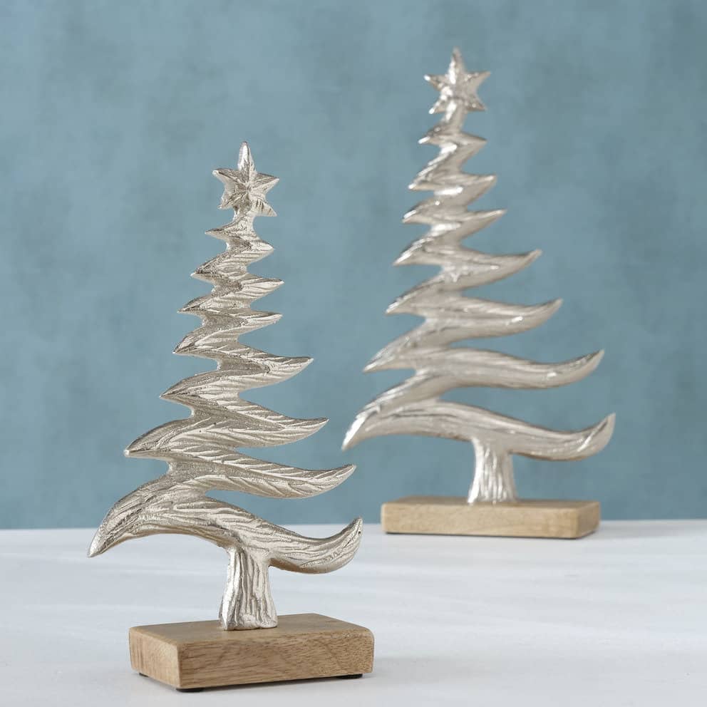 Decorative Gold Christmas Tree on a Stand Wipflo