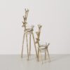 Alfred Tall Deer Gold look Tealight Holders Alfred Tall Deer Gold look Tealight Holders