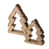 Set of 2 Decorative Wooden Christmas Trees Set of 2 Decorative Wooden Christmas Trees