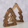 Set of 2 Decorative Wooden Christmas Trees Set of 2 Decorative Wooden Christmas Trees