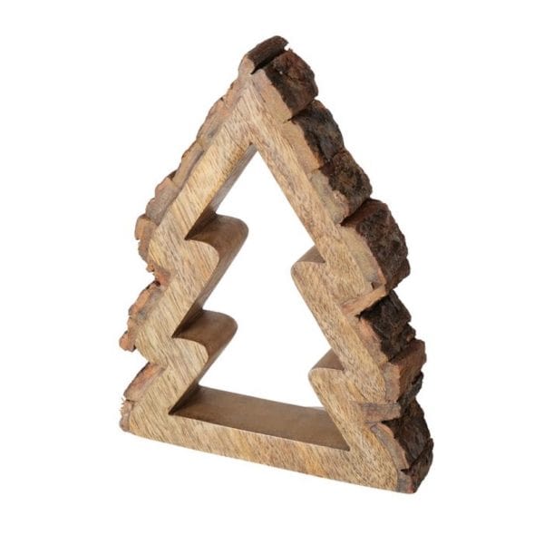 Set of 2 Decorative Wooden Christmas Trees Set of 2 Decorative Wooden Christmas Trees