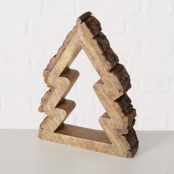 Set of 2 Decorative Wooden Christmas Trees Set of 2 Decorative Wooden Christmas Trees