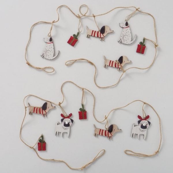 Barney Christmas Dog Garland Barney Christmas Dog Garland