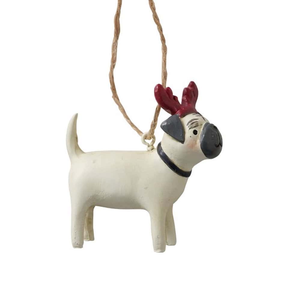 Barney Dog Christmas Decorations pug