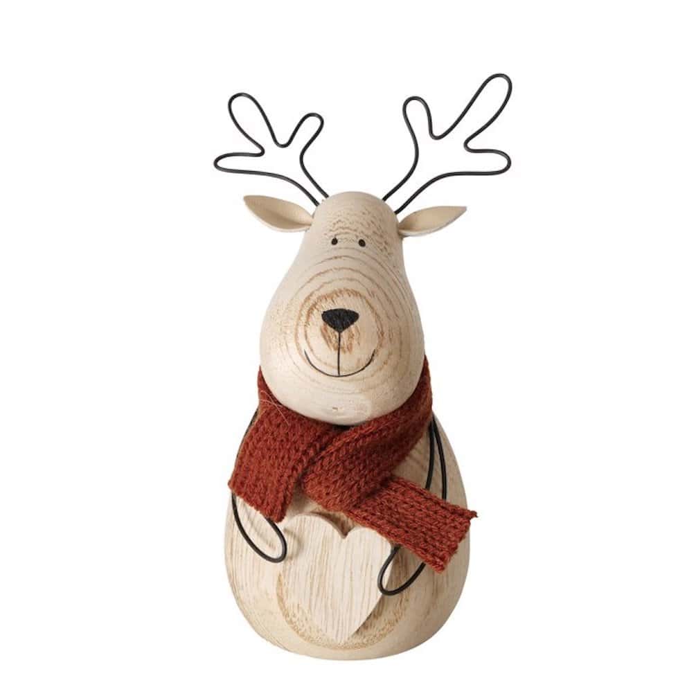 Bengt Figurine Wooden Reindeer Christmas