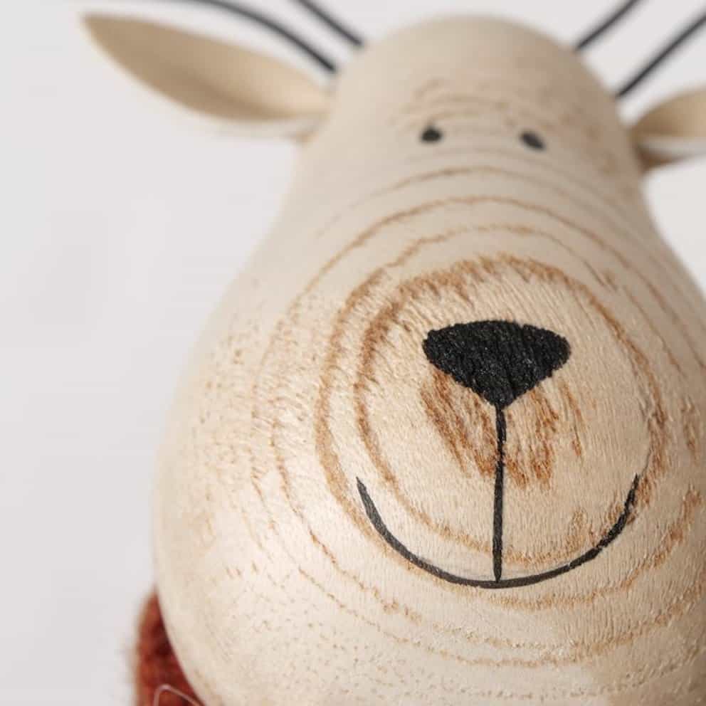 Bengt Figurine Wooden Reindeer Christmas
