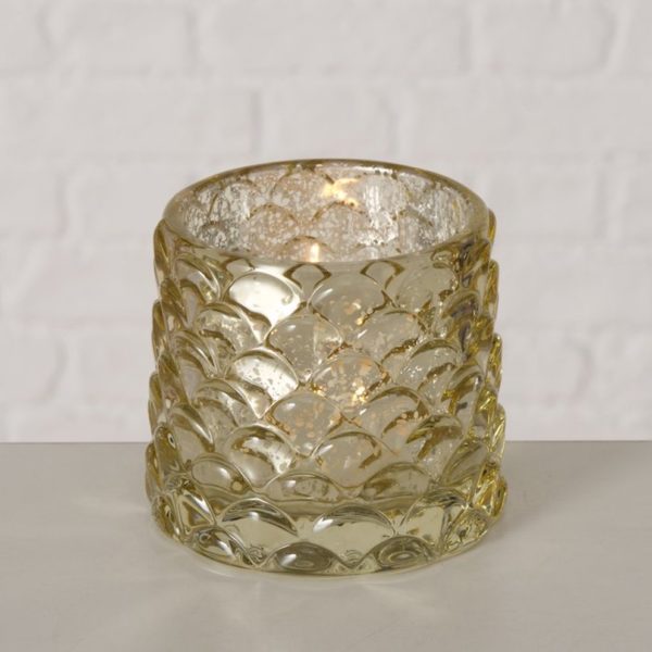 Tealight Holder Sabina Gold Colour Christmas Tealight Holder Sabina Gold Colour Christmas