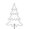 Christmas Tree Shaped Garden Stick Albero Christmas Tree Shaped Garden Stick Albero