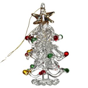Glass-Christmas-Tree-with-Colour-Baubles-Hanging-Decoration
