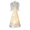 Light Up Long Skirt Glass Angel