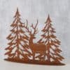 Iron Corten Christmas Decoration Deer Heinrich Iron Corten Christmas Decoration Deer Heinrich