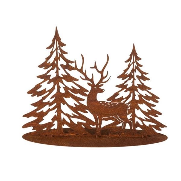 Iron Corten Christmas Decoration Deer Heinrich Iron Corten Christmas Decoration Deer Heinrich