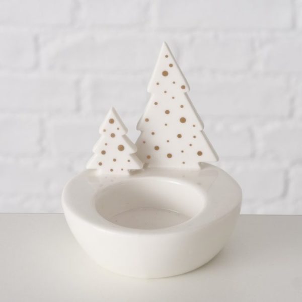 Gold Star Spot Christmas Tree Tealight Holder Gold Star Spot Christmas Tree Tealight Holder