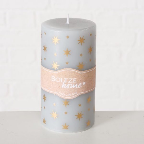 Grace Stars Assorted Pillar Candle Grace Stars Assorted Pillar Candle