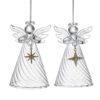 Glass Angels Holding Stars Mix Glass Angels Holding Stars Mix