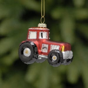 Red Tractor Bauble