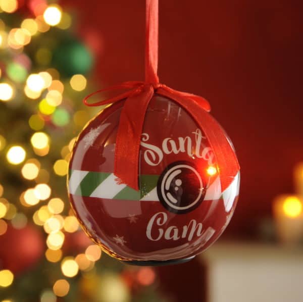 P047004 Festive Santa Cam Bauble P047004 Festive Santa Cam Bauble