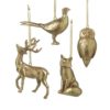 Gold Animal Christmas Decorations Gold Animal Christmas Decorations