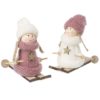 Cute Fairies on Skis