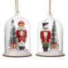 Nutcracker Glass Dome Baubles Nutcracker Glass Dome Baubles