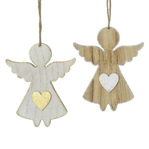 Wooden Hanging Angels