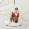 Nutcracker Glass Dome Baubles Nutcracker Glass Dome Baubles