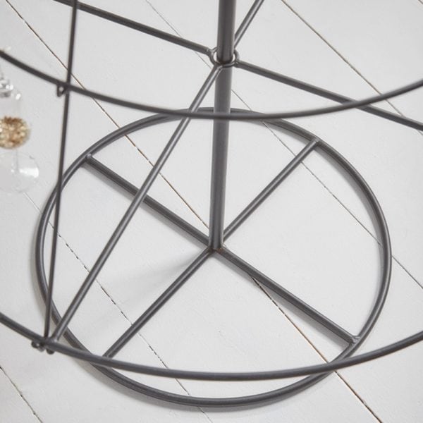 Black Metal Cone Tree Black Metal Cone Tree
