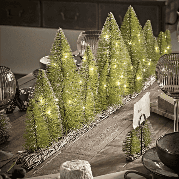 Light Up Brush Trees Forest - Green Light Up Brush Trees Forest - Green