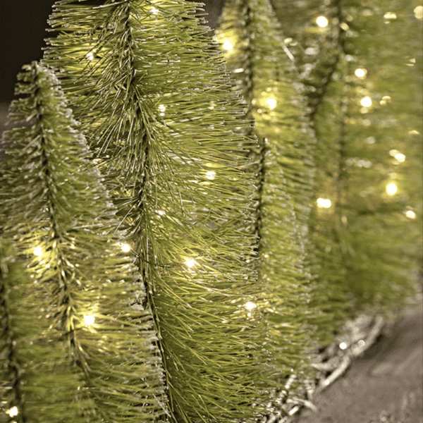 Light Up Brush Trees Forest - Green Light Up Brush Trees Forest - Green