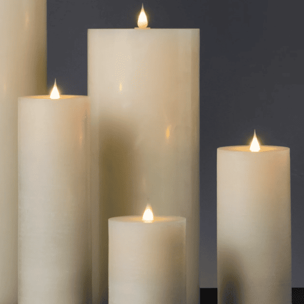 Ivory Wax LED Large Candle Ivory Wax LED Large Candle