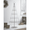 Black Metal Cone Tree Black Metal Cone Tree