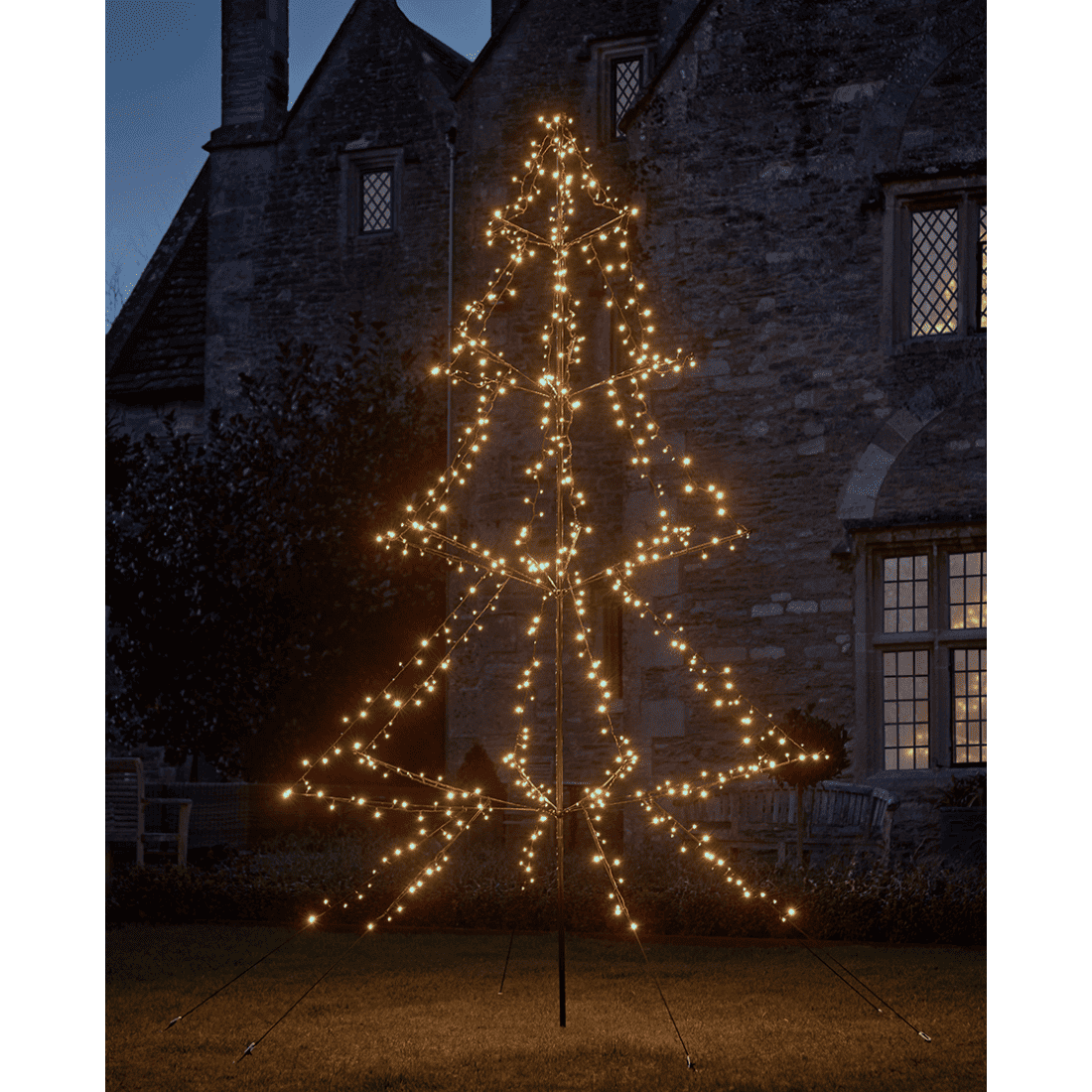 Indoor Outdoor Light Up Tree - The Festive Farm Shed