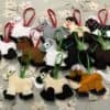 Christmas Tree Decorations Felt Ponies