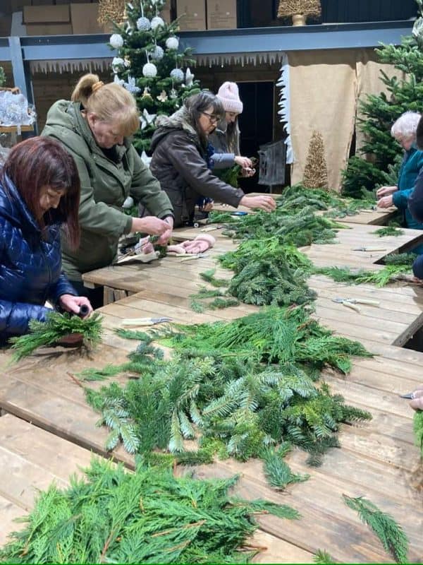 Wreath Making Branches Wreath Making Branches