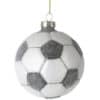 Hanging Glass Football Bauble