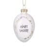 Happy Easter Hanging Glass Egg Decoration