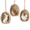 Hanging Animals Easter Decorations In Egg Basket