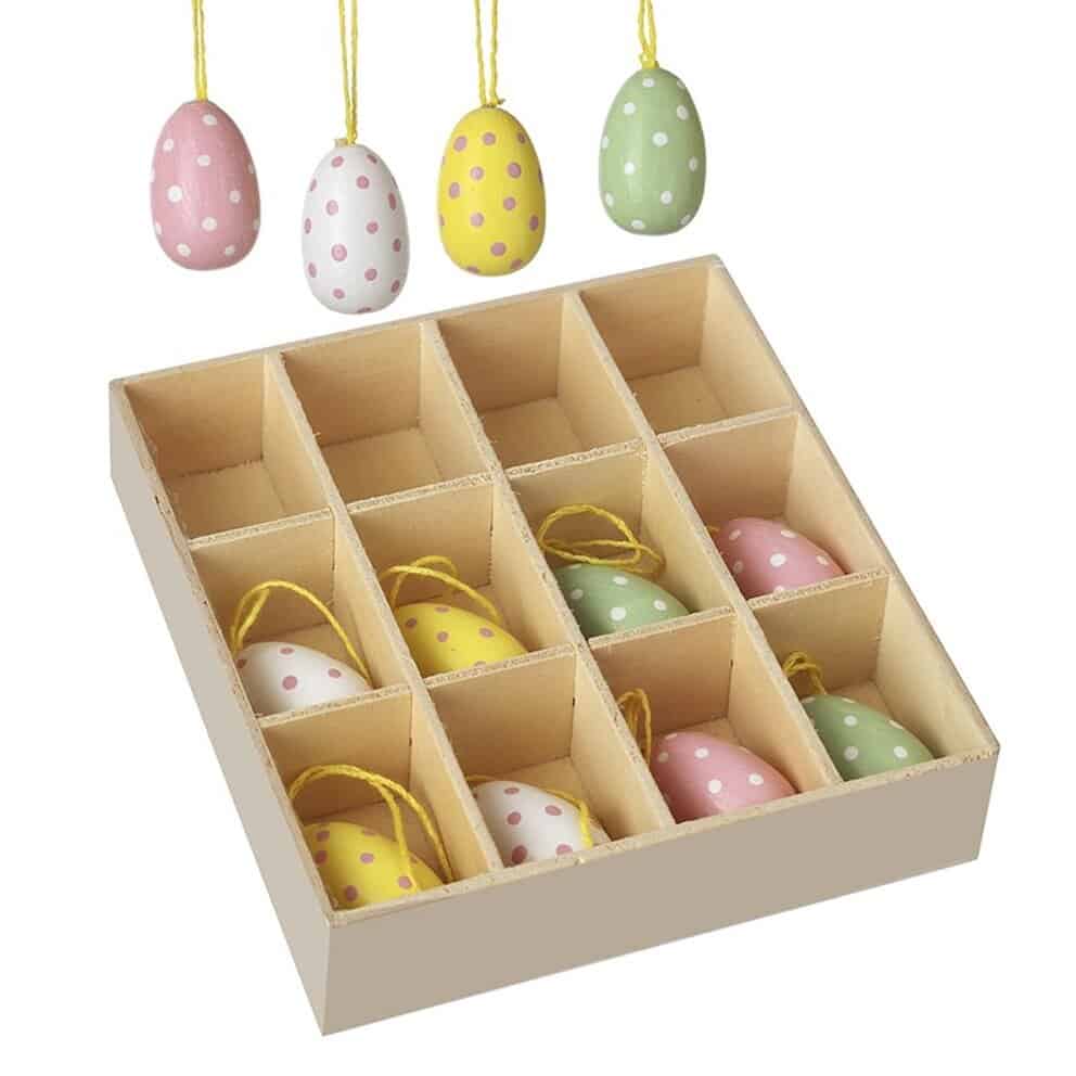 Small Colourful Hanging Decorative Eggs
