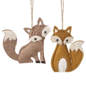 Felt Hanging Fox