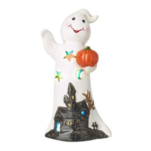 Halloween Light Up Ghost Figurine
