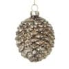 Gold Sparkly Fir Cone Decoration