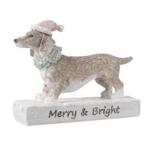 Winter Wonderland Glittery Dog