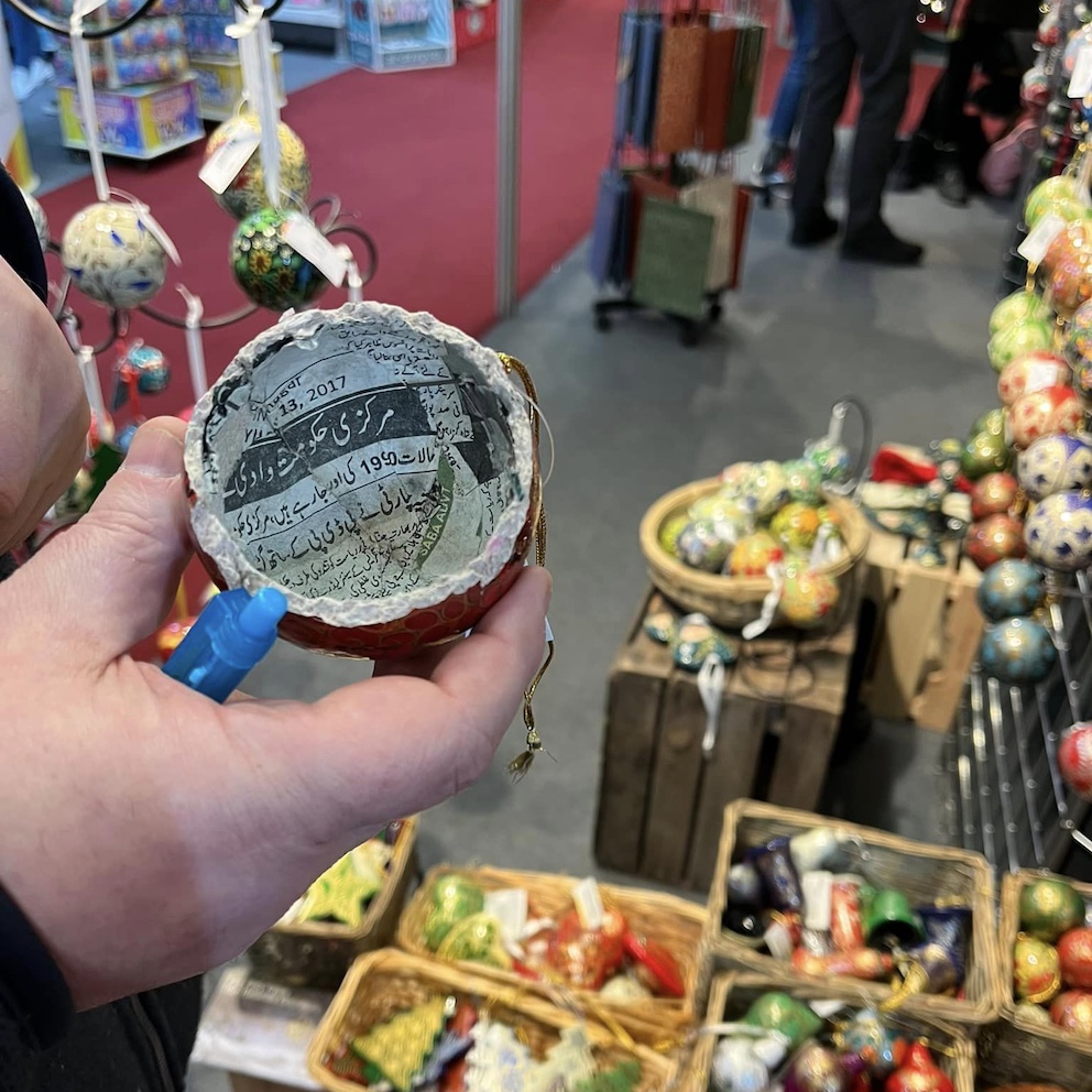 Papier Mache Hand Made Baubles Papier Mache Hand Made Baubles
